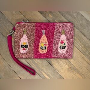 Beaded Rose All Day Pouch